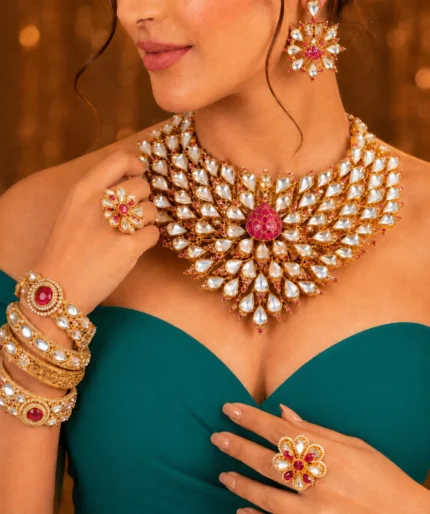 Moissanite Polki