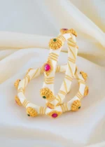 Shankha Bengali Bangles (Antique Gold) BAN001496 - Image 2