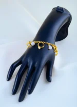 Charm Luxe Bracelet (Yellow Gold) BRA001723 - Image 2