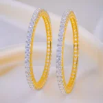 Dazzle Bloom 20-Pointer Bangles (Yellow Gold) BAN000212