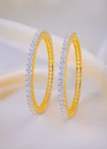 Dazzle Bloom 20-Pointer Bangles (Yellow Gold) BAN000212