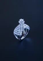 Elevated Solitaire Band (Silver) RING01213