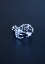 Elevated Solitaire Band (Silver) RING01213 - Image 3