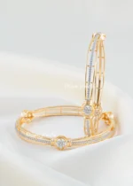 Swarina Diamond Bangle (Yellow Gold) BAN002571 - Image 2