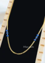 Blue Gold Plated Chain- CHAIN2934 - Image 3