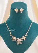 Gold Plated Kundan Necklace Set- NEC002916