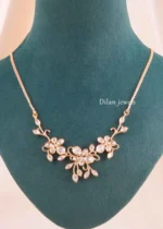 Gold Plated Kundan Necklace Set- NEC002916 - Image 6