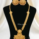 Gold Plated Traditional Necklace Set- NEC002959