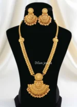 Gold Plated Traditional Necklace Set- NEC002959