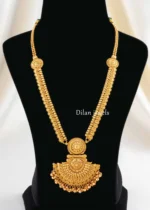 Gold Plated Traditional Necklace Set- NEC002959 - Image 3