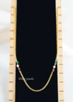 Multi Color Gold Plated Chain- CHAIN2931