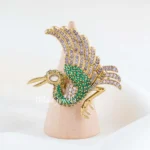 Multi Color Victorian Finish Diamond Ring- RING02938