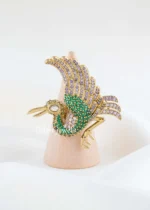 Multi Color Victorian Finish Diamond Ring- RING02938