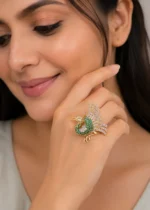 Multi Color Victorian Finish Diamond Ring- RING02938 - Image 2