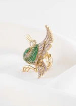Multi Color Victorian Finish Diamond Ring- RING02938 - Image 3