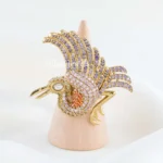 Multi Color Victorian Finish Diamond Ring- RING02939