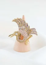 Multi Color Victorian Finish Diamond Ring- RING02939