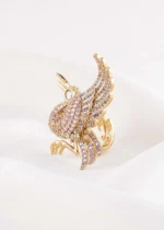 Multi Color Victorian Finish Diamond Ring- RING02939 - Image 3