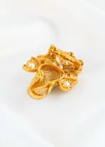 Victorian Finish Diamond, Kundan Brooch- BRO002944 - Image 4