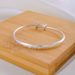 100% Love Baby Bangle (Silver) BABY01864