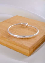 100% Love Baby Bangle (Silver) BABY01864