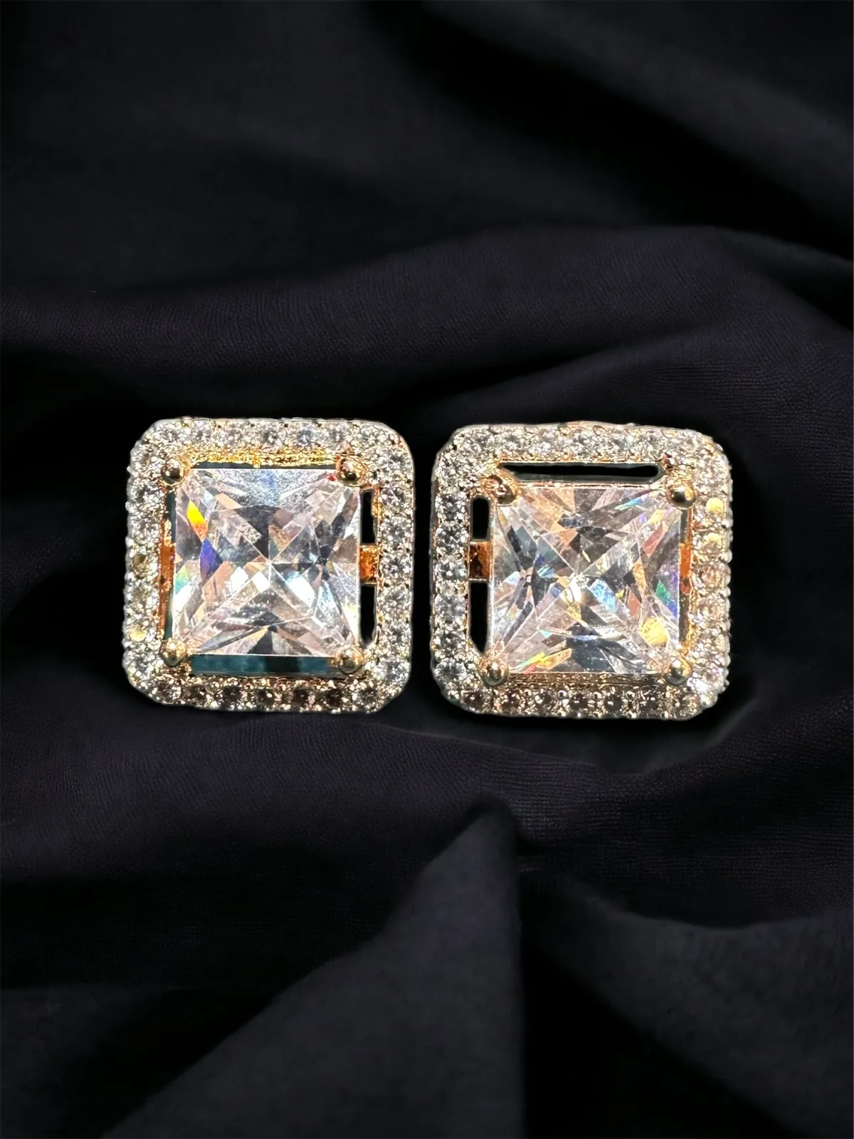2-carat-Princess-cut-Solitaire-Screw-back-Studs-Rose-Gold-EAR000087 2 carat Princess-cut Solitaire Screw-back Studs (Rose-Gold) EAR000087 - Image 1