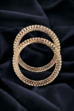 20 Pointer Bangle (White Gold Finish) BAN000211