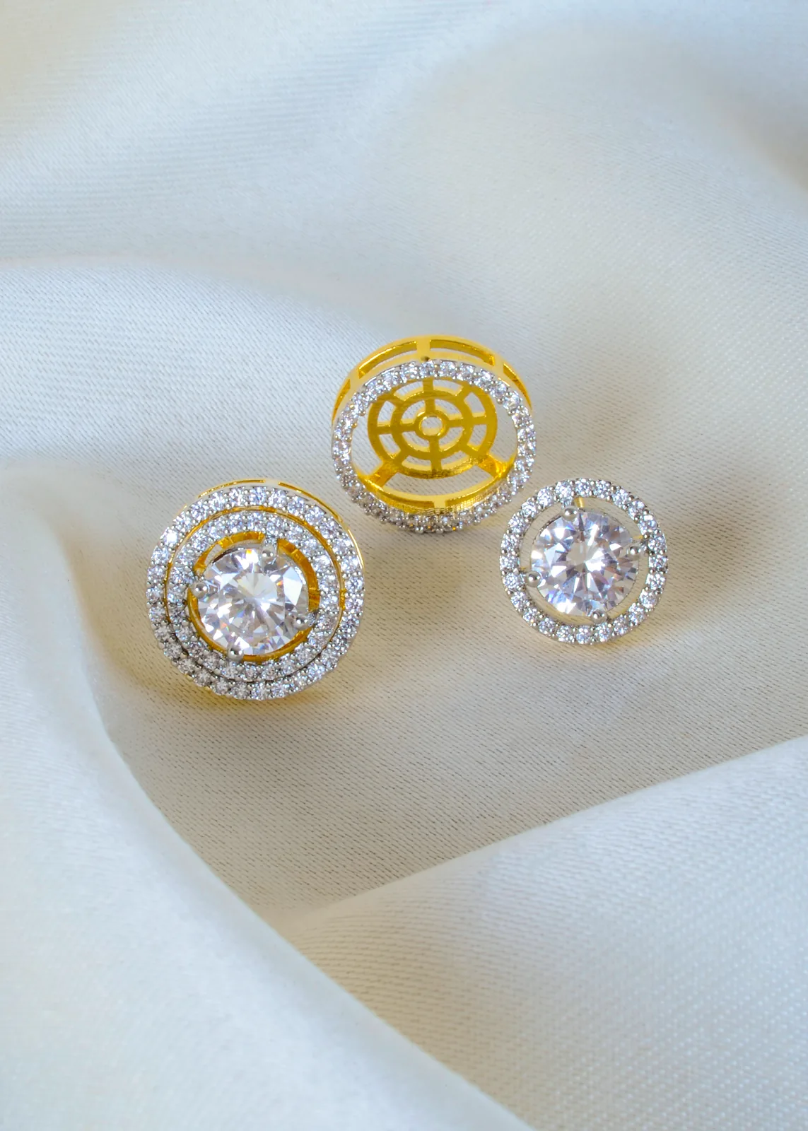 2in1-Removable-Double-Jacket-Studs-Yellow-Gold-EAR001408a 2in1 Removable Double Jacket Studs (Yellow Gold) EAR001408 - Image 1