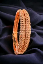 3 Line Diamond Bangles (Rose-Gold) BAN000420