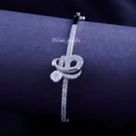 925 Silver Eternal Knot Diamond Bracelet (Silver) BRA002416