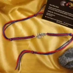 925 Silver Shiv Rakhi (Blue/Red) RAK000062 - Image 3