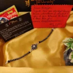 925 Silver Unisex Nazariya Rakhi/ Bracelet (Ruby-Emerald Rhombus) - Image 2