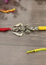 925Silver Shiva Thread Rakhi (Antique Silver) RAK000534 - Image 2