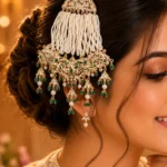 Green Gold Plated Jadau Passa- ACC002809
