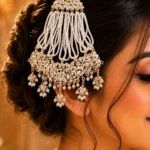 White Gold Plated Jadau Passa- ACC002811