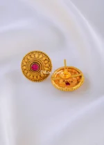 Aarohi Antique Necklace Set (Antique Gold) NEC002157 - Image 4