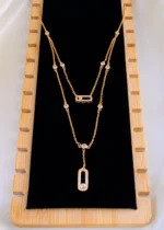 Aarvi Layered Luxe Necklace (Yellow Gold) NEC001844