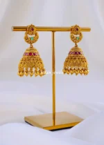 Amara Jhumka (Antique Gold) EAR002092 - Image 2