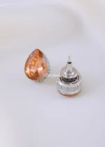 Amber Spark Premium Studs (Silver) EAR002232 - Image 3