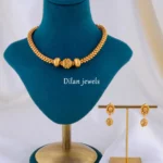 Antara Bold Necklace Set (Antique Gold) NEC002148