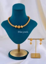Antara Bold Necklace Set (Antique Gold) NEC002148