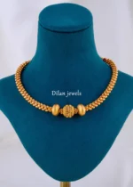Antara Bold Necklace Set (Antique Gold) NEC002148 - Image 2