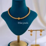 Antara Charm Necklace Set (Antique Gold) NEC002100