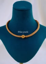 Antara Charm Necklace Set (Antique Gold) NEC002100 - Image 2