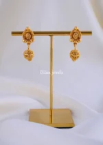 Antara Charm Necklace Set (Antique Gold) NEC002100 - Image 3