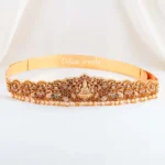 Antique Gold Plated Temple Waist Belt- ACC002770