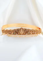 Antique Gold Plated Temple Waist Belt- ACC002770 - Image 2