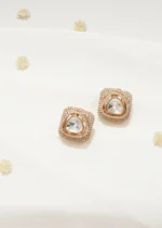 Antique Kundan Studs (Antique Gold) EAR000545