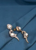 Antique Mayur Earrings (Victorian Gold) EAR000617 - Image 2
