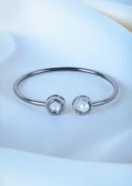 Antique Pearl Bracelet (Antique Silver) BRA000665 - Image 4